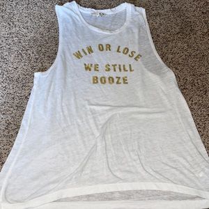 White flowy tank top!